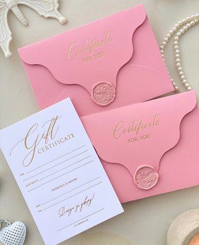 Подарунковий сертифікат "Certificate for you" з сургучем 0001011 фото